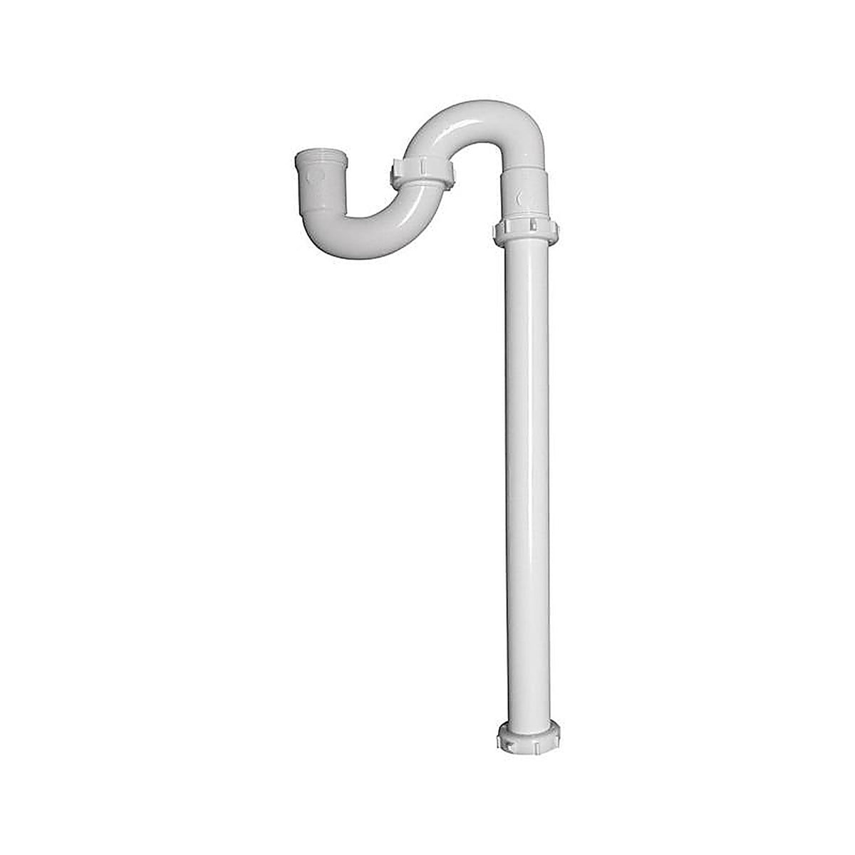 Plumb Pak PP943W 1-1/4 in. Dia. x 20.5 in. L Plastic S-Trap