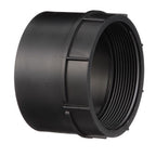 Charlotte Pipe ABS001011200 4 in. Hub x 4 in. Dia. FPT ABS Adapter