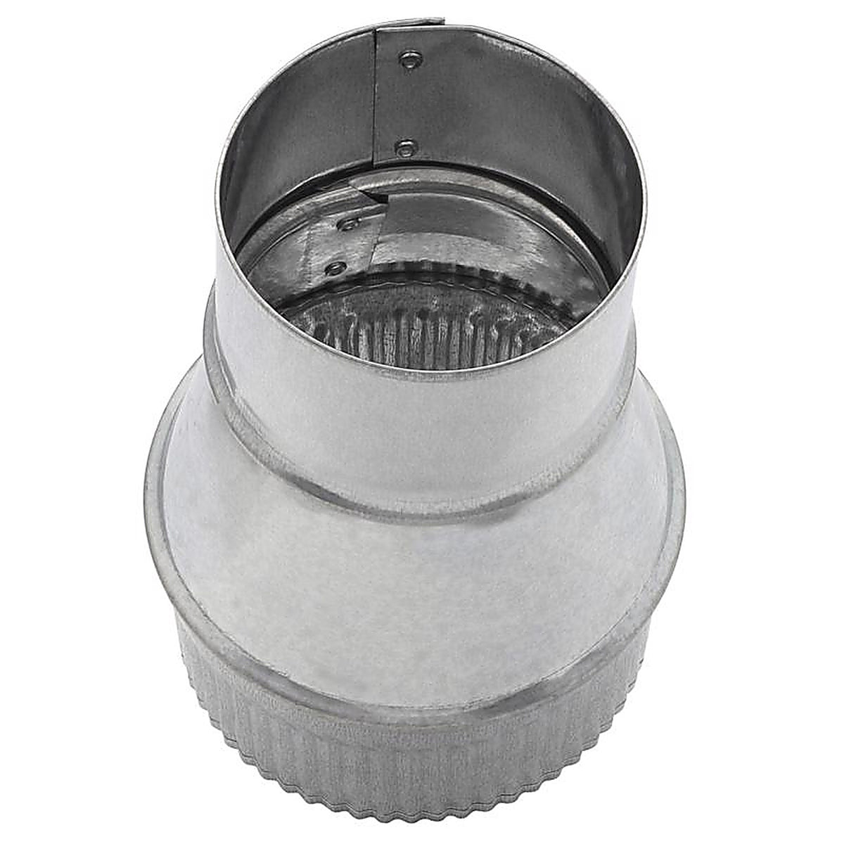Imperial GV1418 3 in. Dia. x 4 in. Dia. Galvanized Steel Furnace Pipe Reducer