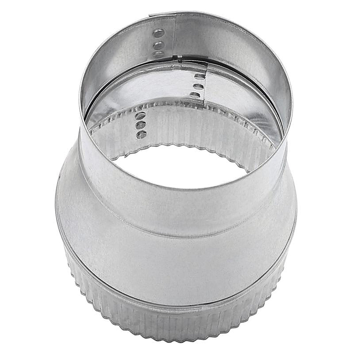 Imperial GV1419 4 in. Dia. x 5 in. Dia. Galvanized Steel Stove Pipe Increaser