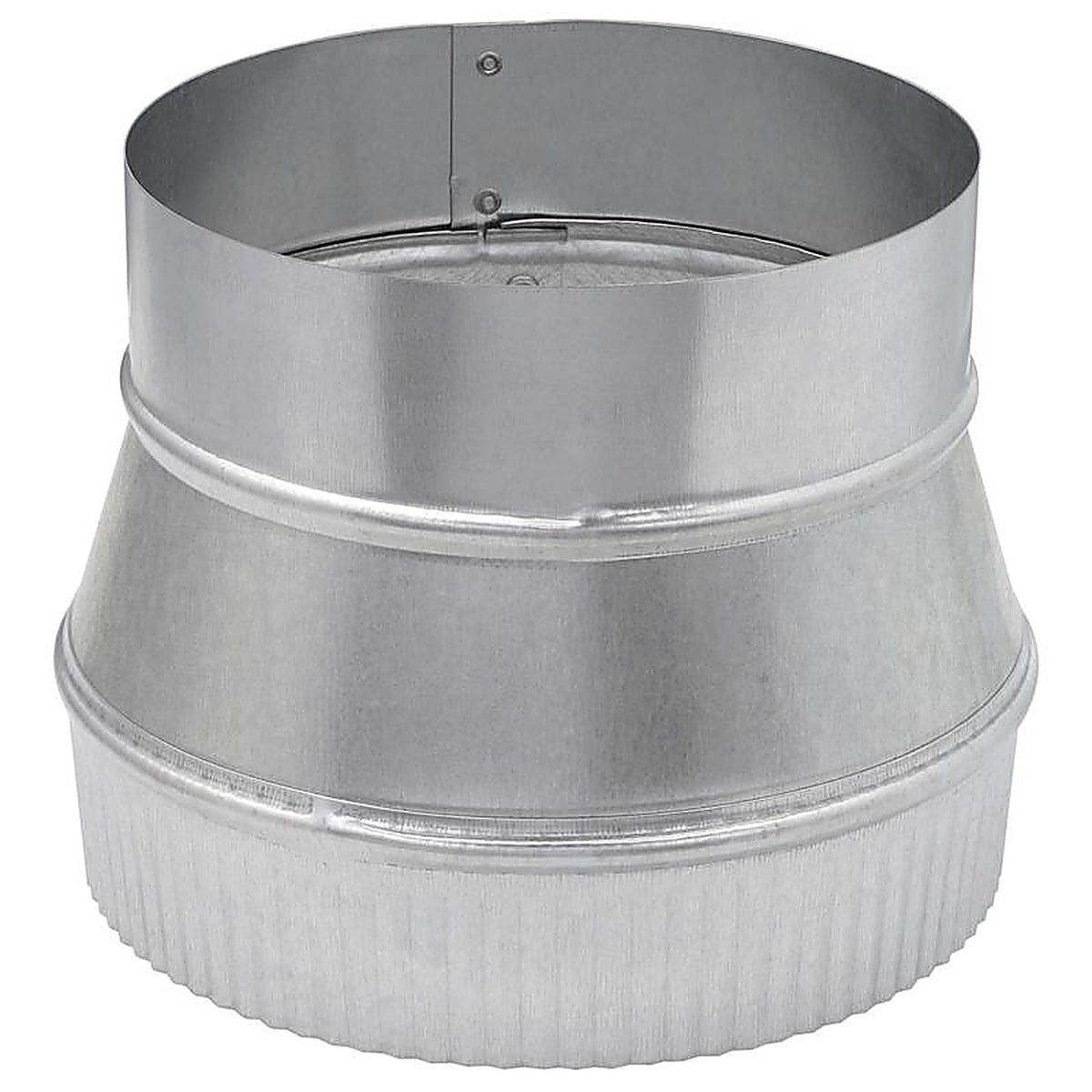 Imperial GV1359 6 in. Dia. x 7 in. Dia. Galvanized Steel Stove Pipe Increaser