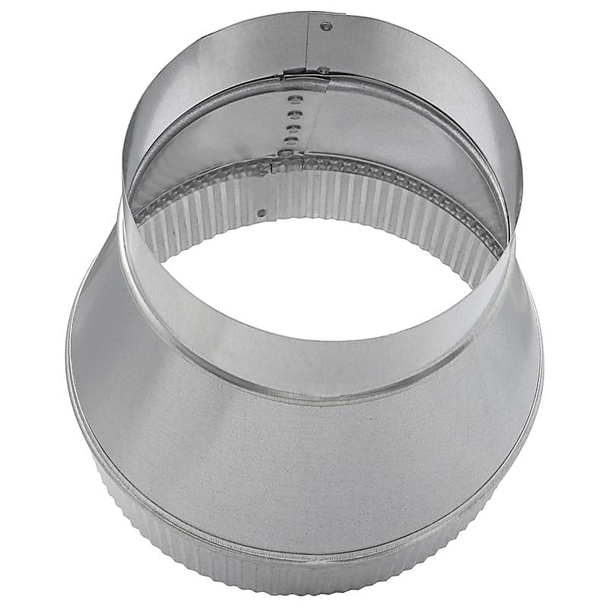 Imperial GV1360 6 in. Dia. x 8 in. Dia. Galvanized Steel Furnace Pipe Reducer