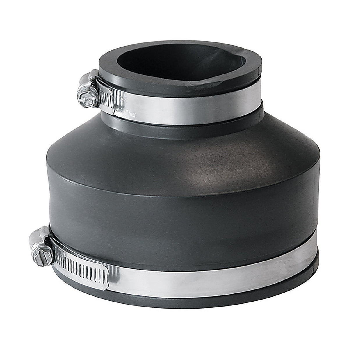 Fernco P1056-42 Schedule 40 4 in. Hub x 2 in. Dia. Hub PVC Flexible Coupling