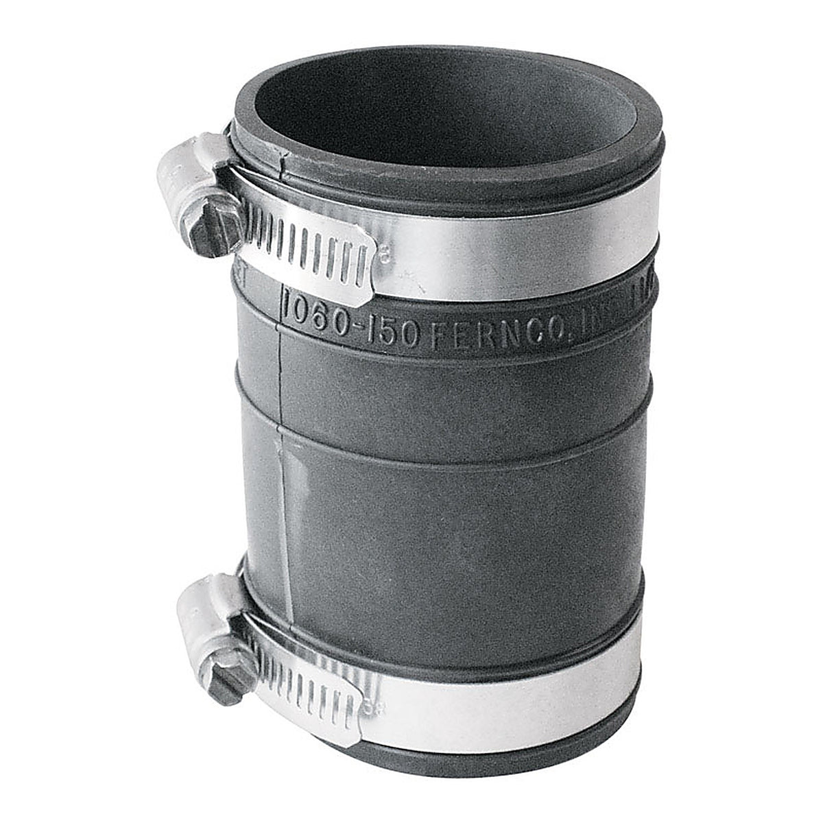 Fernco P1060-150 Schedule 40 1-1/2 in. Socket x 1-1/2 in. Dia. Socket PVC Flexible Coupling