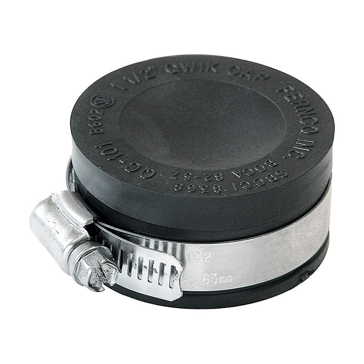 Fernco PQC-101 Schedule 40 1-1/2 in. Hub Hub PVC Drain Cap