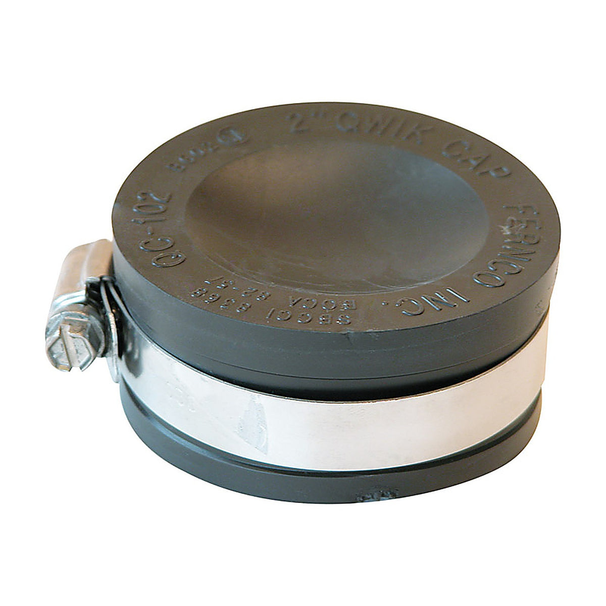 Fernco PQC-102 Schedule 40 2 in. Hub Hub PVC Drain Cap