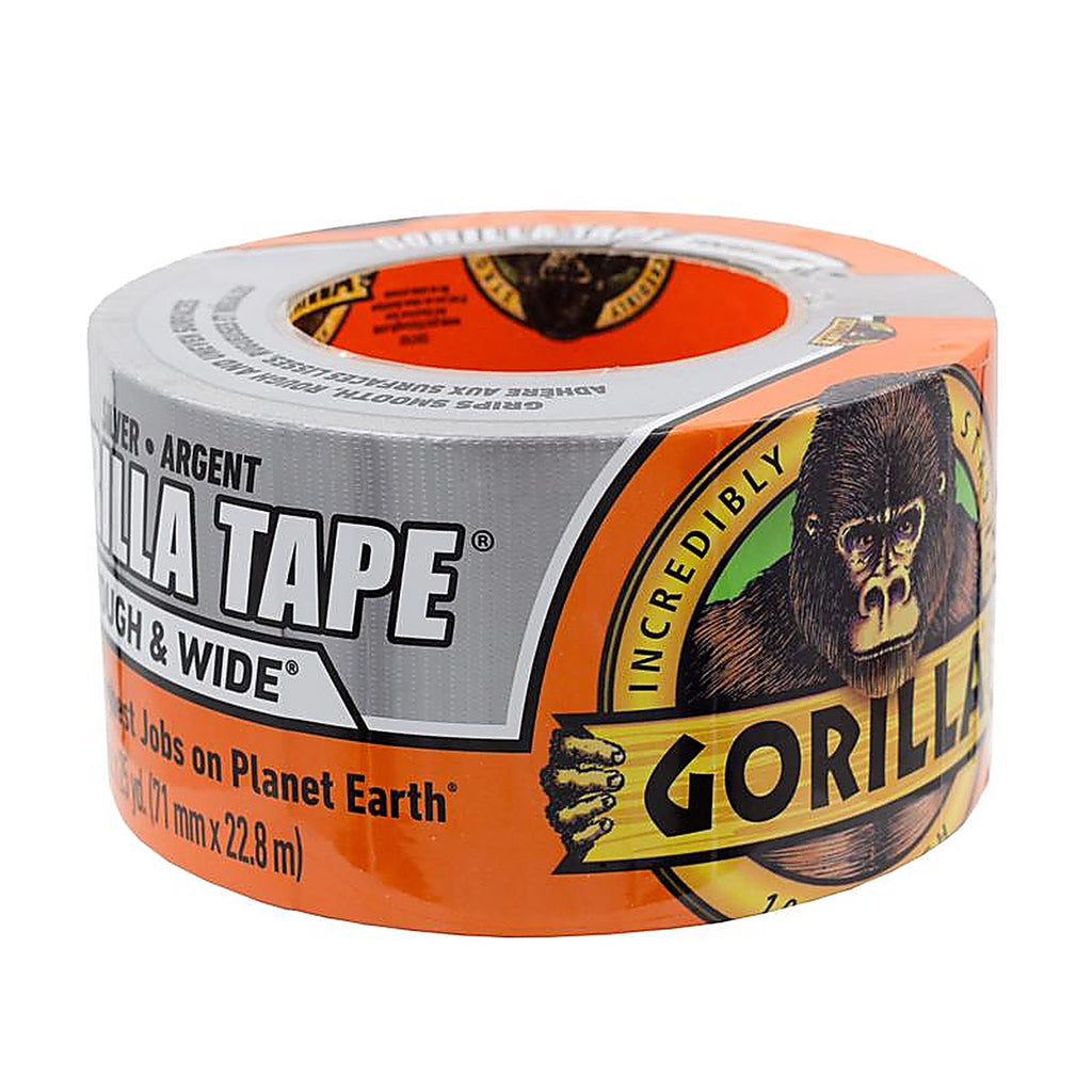 Gorilla 105680 2.88 in. W x 25 yd. L Silver Duct Tape