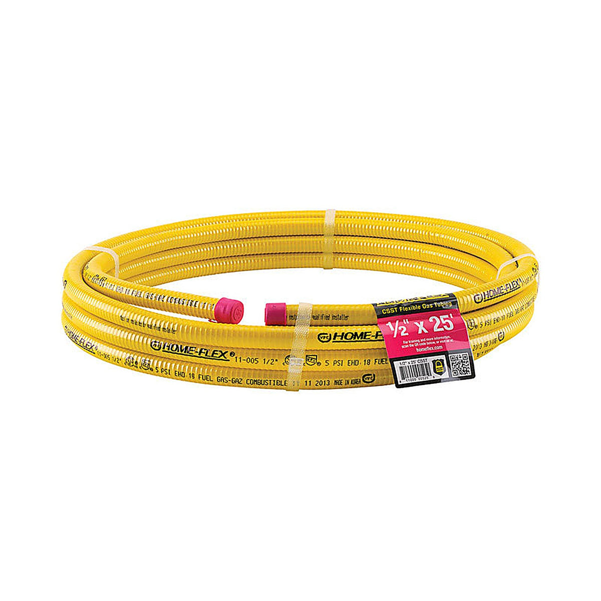 Home-Flex 11-00525 Home Flex 1/2 in. x 25 ft. L Stainless Steel CSST Gas Tubing