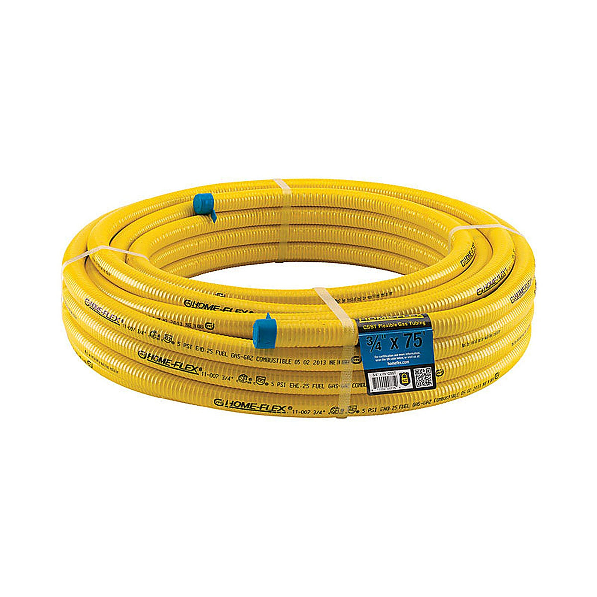 Home-Flex 11-00775 CSST Flexible Gas Tubing 3/4 in. Dia. x 75 ft. L
