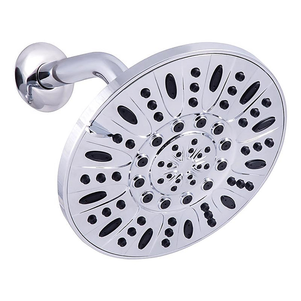 OakBrook 520 A3372CCP-WS Chrome PVC 3 settings Wallmount Showerhead 1.8 gal.