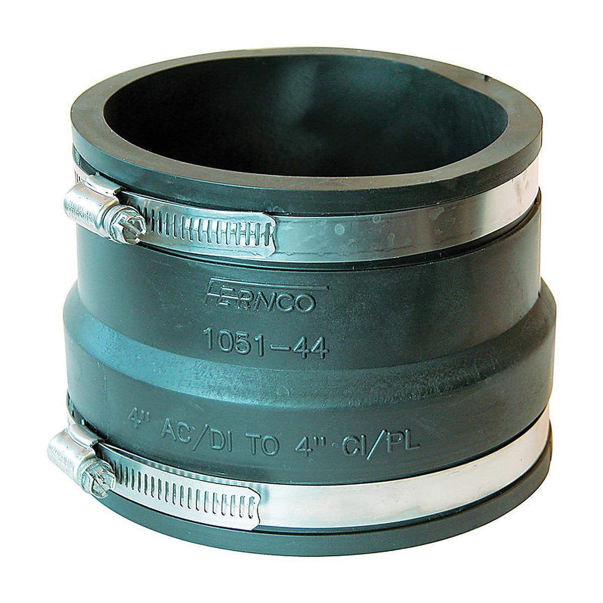 Fernco P1051-44 4 in. Hub x 4 in. Dia. Hub Flexible Coupling