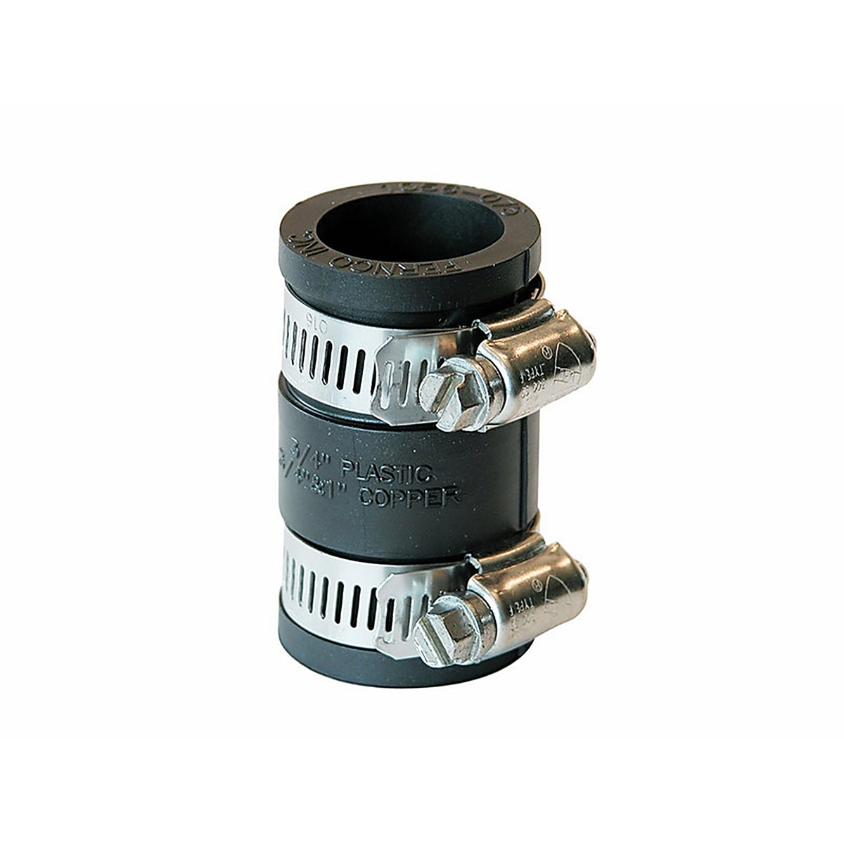 Fernco P1056-075 3/4 in. Hub x 3/4 in. Dia. Hub Flexible Coupling