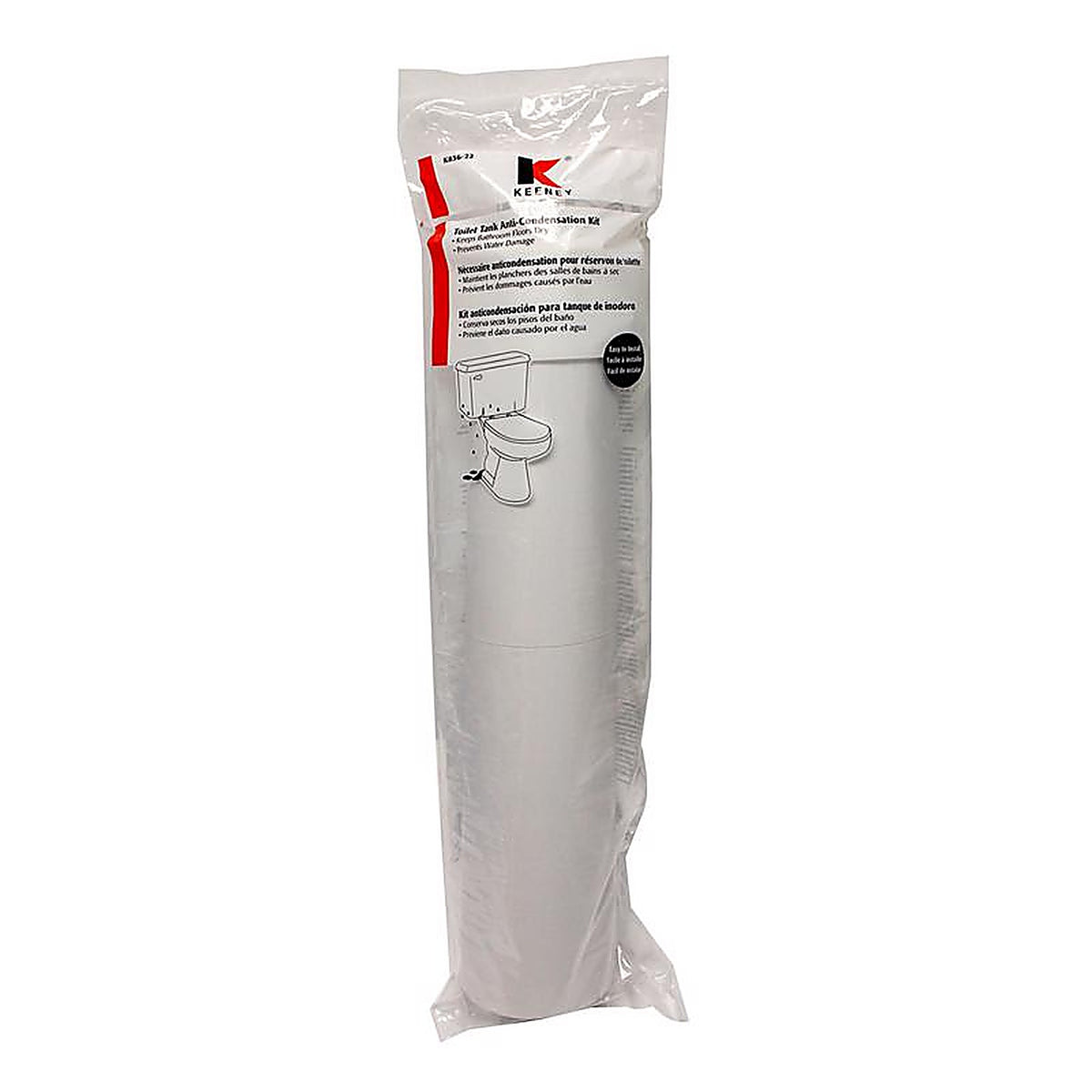 Keeney K836-22 Toilet Tank Anti-Condensation Kit White