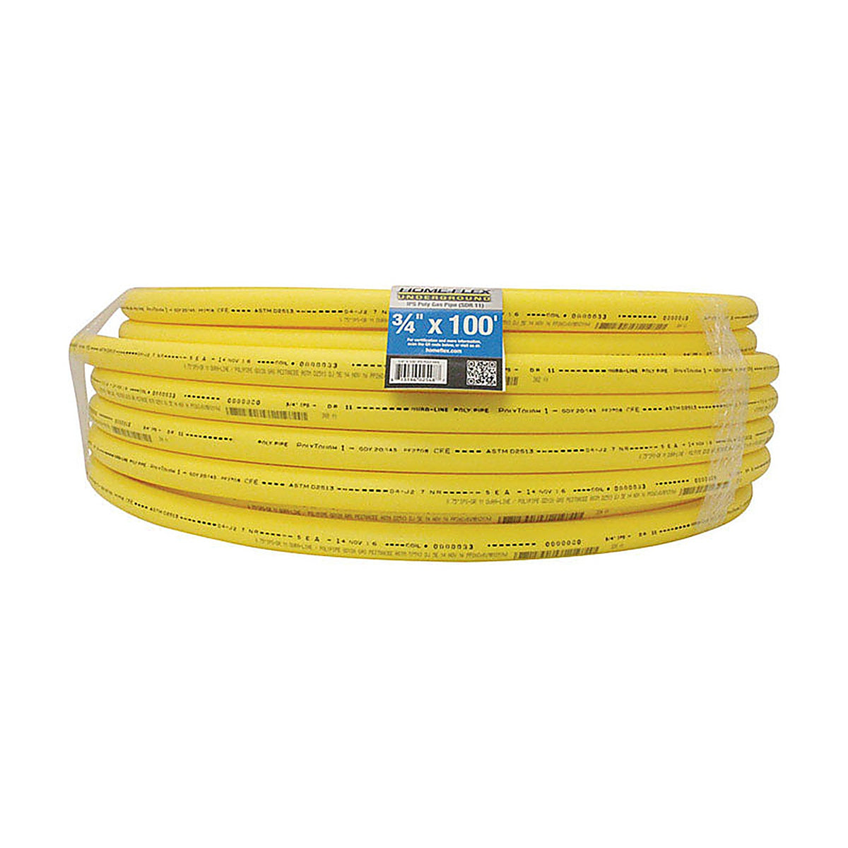 Home-Flex 19-0711100 Polyethylene Pipe 3/4 in. Dia. 100 ft. Plain End 80 psi