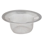 Whedon DP20C Drain protector 4-1/2 in. Dia. Chrome Stainless Steel Mesh Strainer