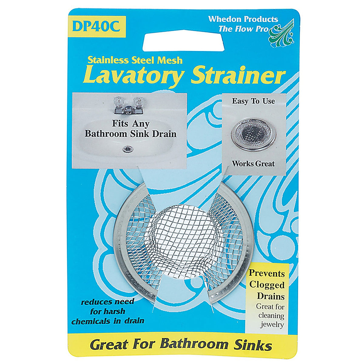 Whedon DP40C 2-1/4 in. Dia. Chrome Sink Strainer
