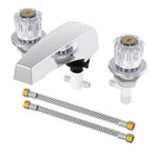 Home Plus 356401 Classic 2-Handle Chrome Tub Faucet