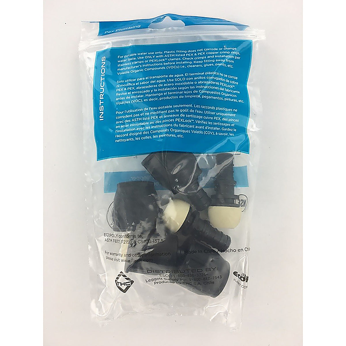 Flair-It 32865 Ecopoly 1/2 in. PEX Barb x 7/8 in. Dia. BCT Ballcock Adapter