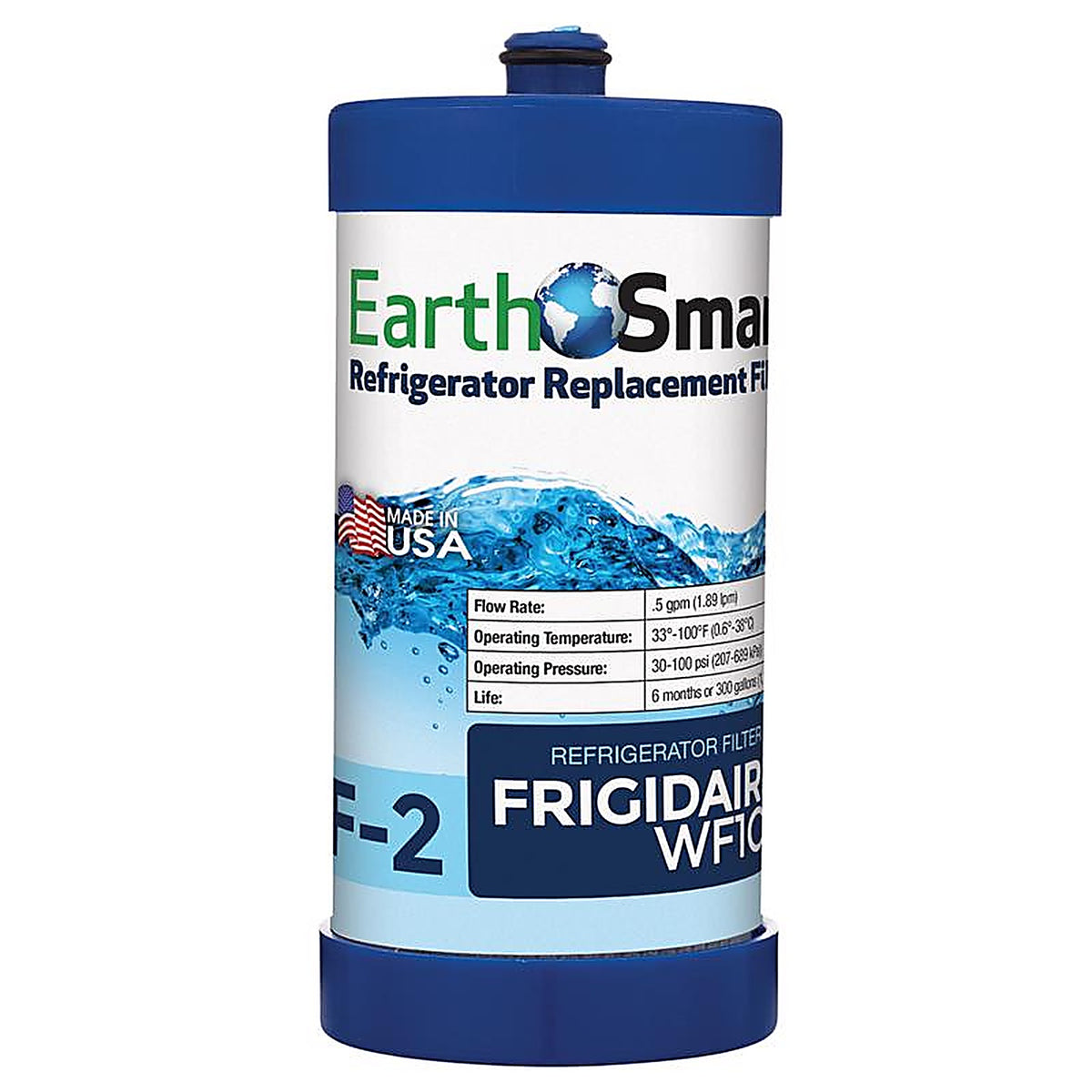 Earth Smart 102610 F-2 Refrigerator Replacement Filter For Frigidaire WFCB