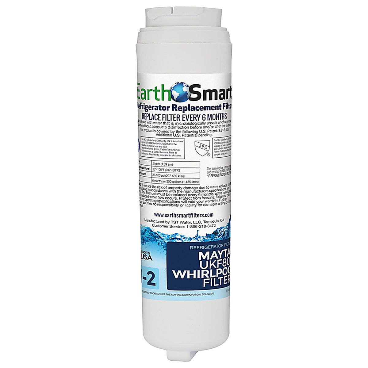 Earth Smart 102619 M-2 Refrigerator Replacement Filter For Whirlpool Filter 4