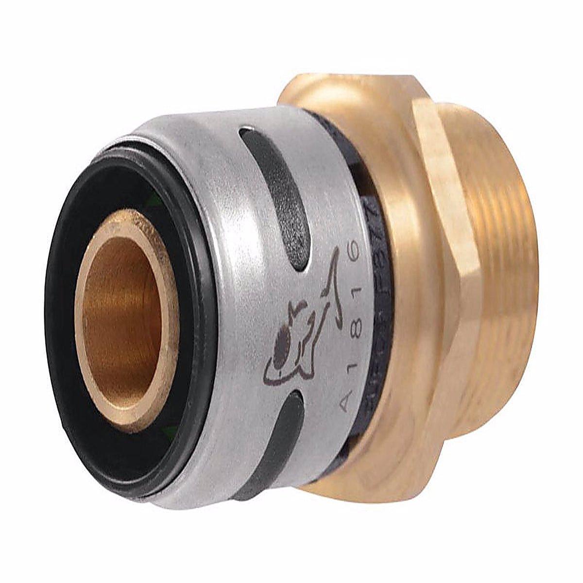 Sharkbite K120A EvoPEX 1/2 in. Push x 1/2 in. Dia. MPT Plastic Adapter