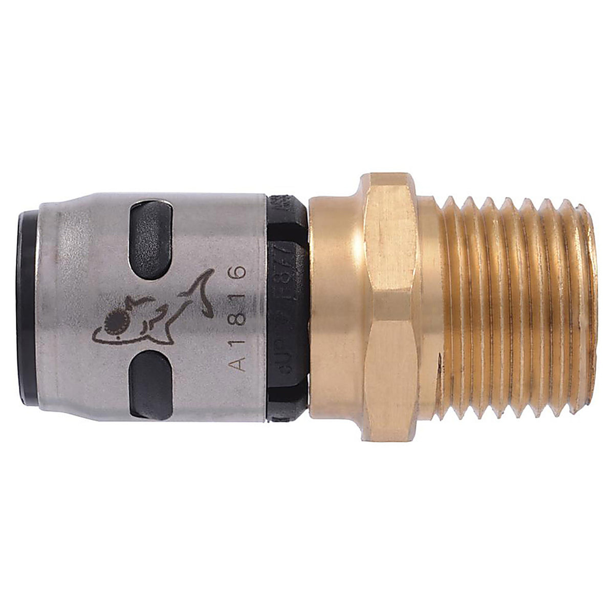 Sharkbite K120A EvoPEX 1/2 in. Push x 1/2 in. Dia. MPT Plastic Adapter