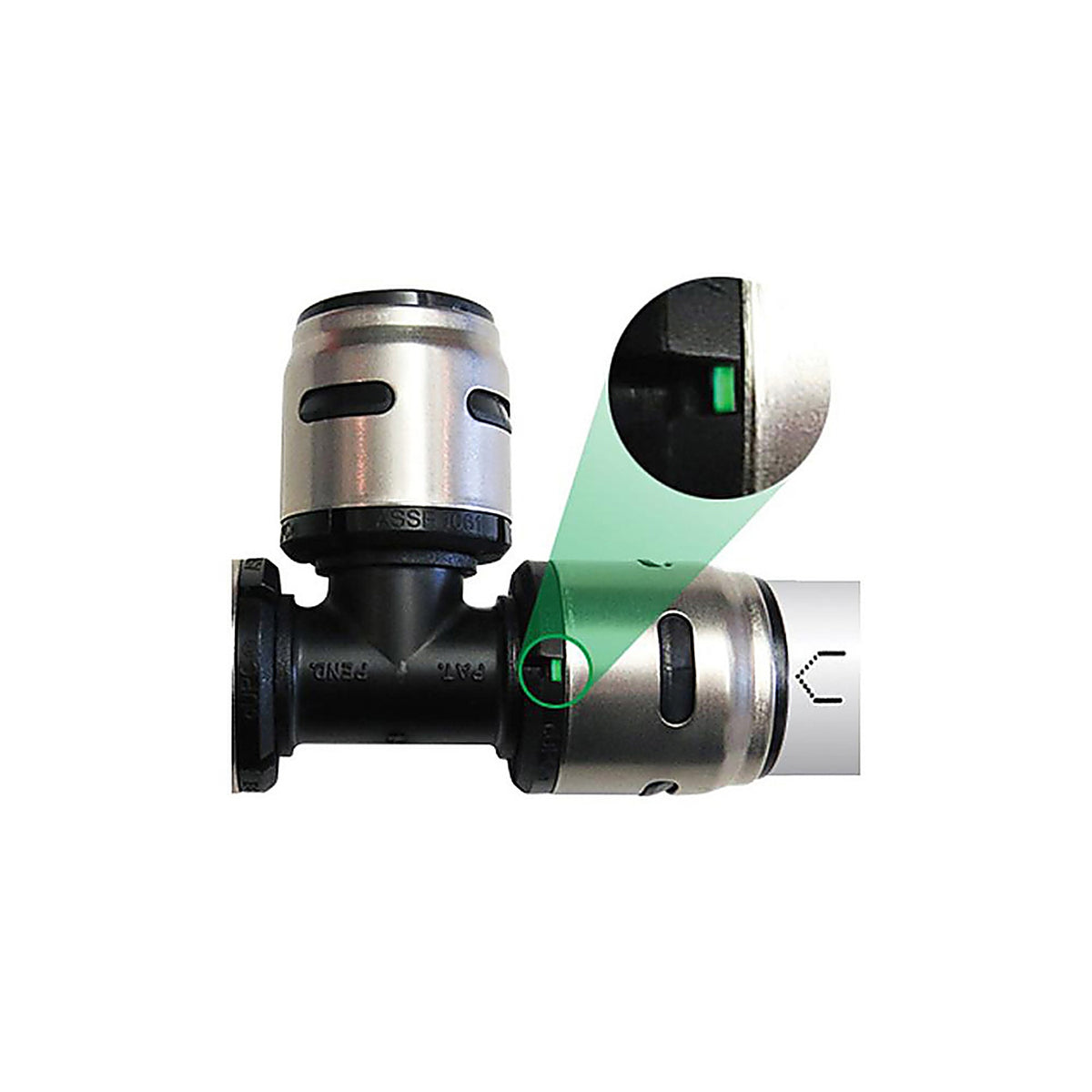 Sharkbite K016A6 EvoPEX 3/4 in. Push x 3/4 in. Dia. Push Plastic Coupling