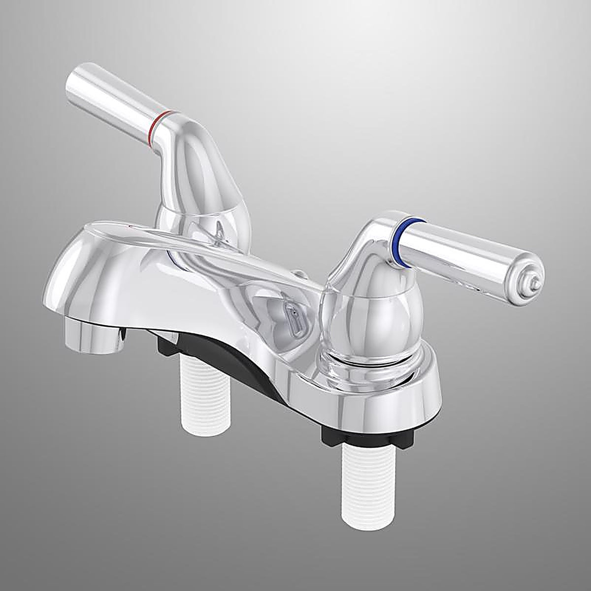 Home Plus 1004-10CTP CP-N Classic Chrome Two Handle Lavatory Faucet 4 in.