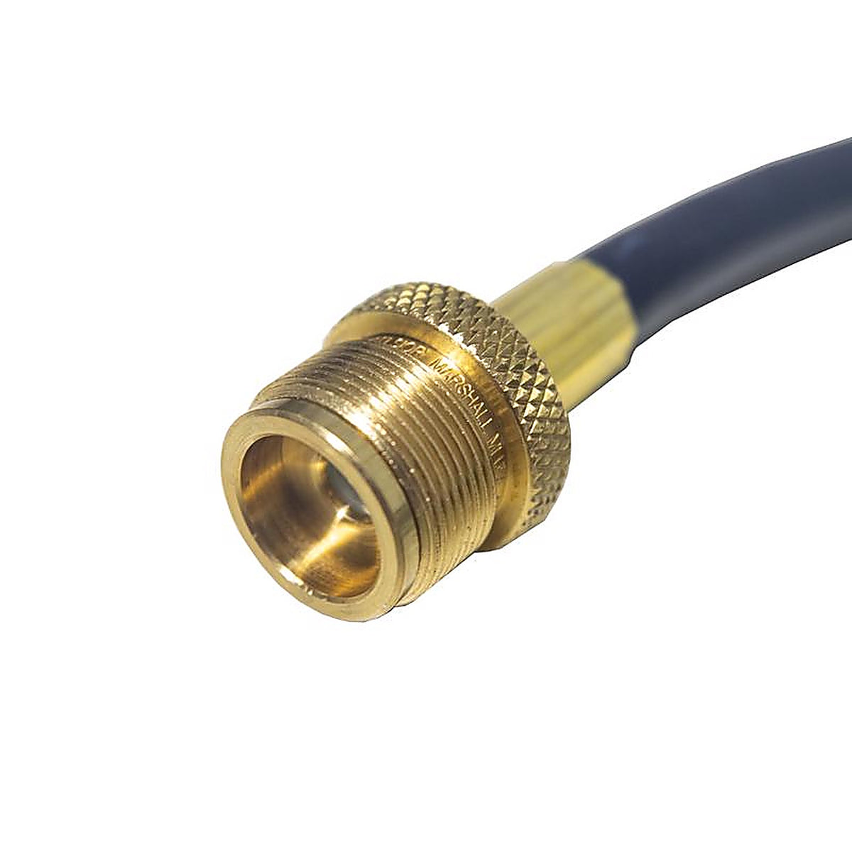 Mr. Heater F273701 1 in. Dia. x 5 ft. L Brass/Plastic Male Throwaway Cylinder Thread x Excess Flow Soft Nose P.O.L.