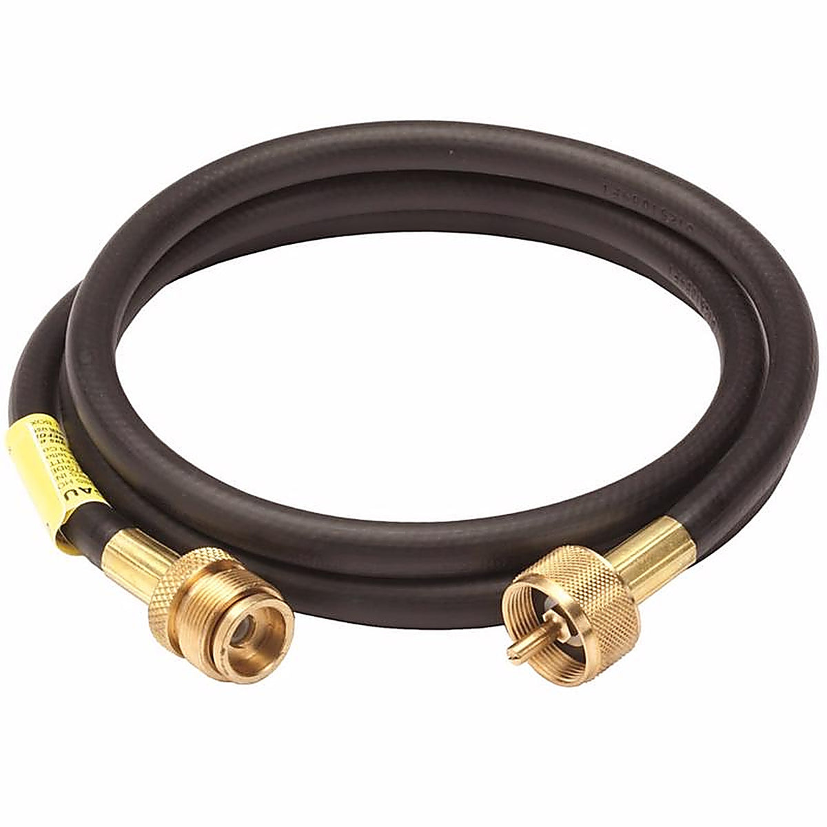 Mr. Heater F273711 1 in. Dia. x 1 in. Dia. x 12 foot ft. L Brass/Plastic Male Throwaway Cylinder Thread x Female Throwaway Cylinder Thread