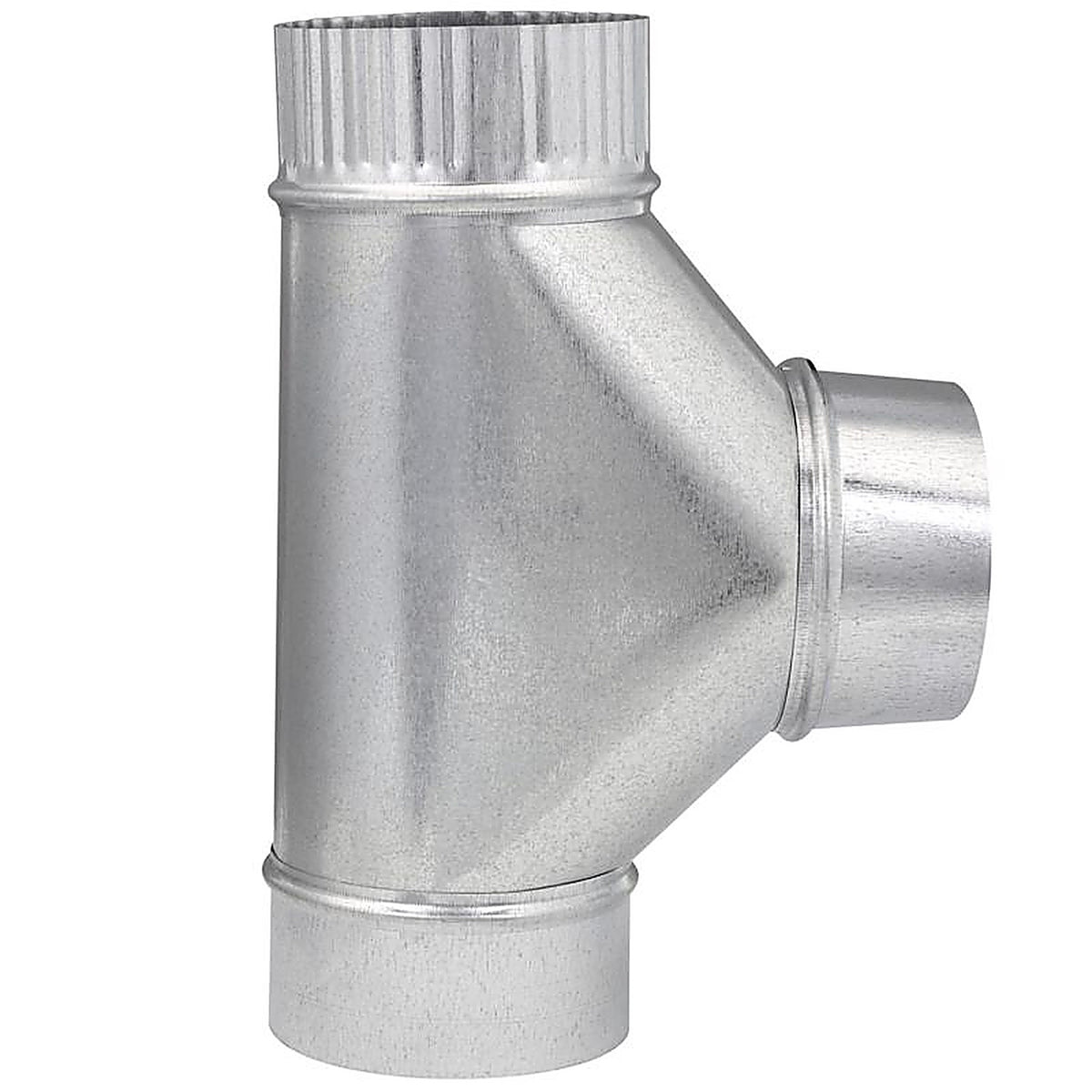Imperial GV0883-A 4 in. x 4 in. x 4 in. Galvanized Steel Furnace Pipe Tee
