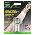 Whedon USB3C Chrome Brass 1 settings Showerhead 1.5 gpm