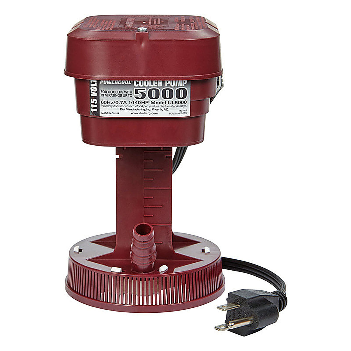 Dial 1055 Plastic Red Evaporative Cooler Pump