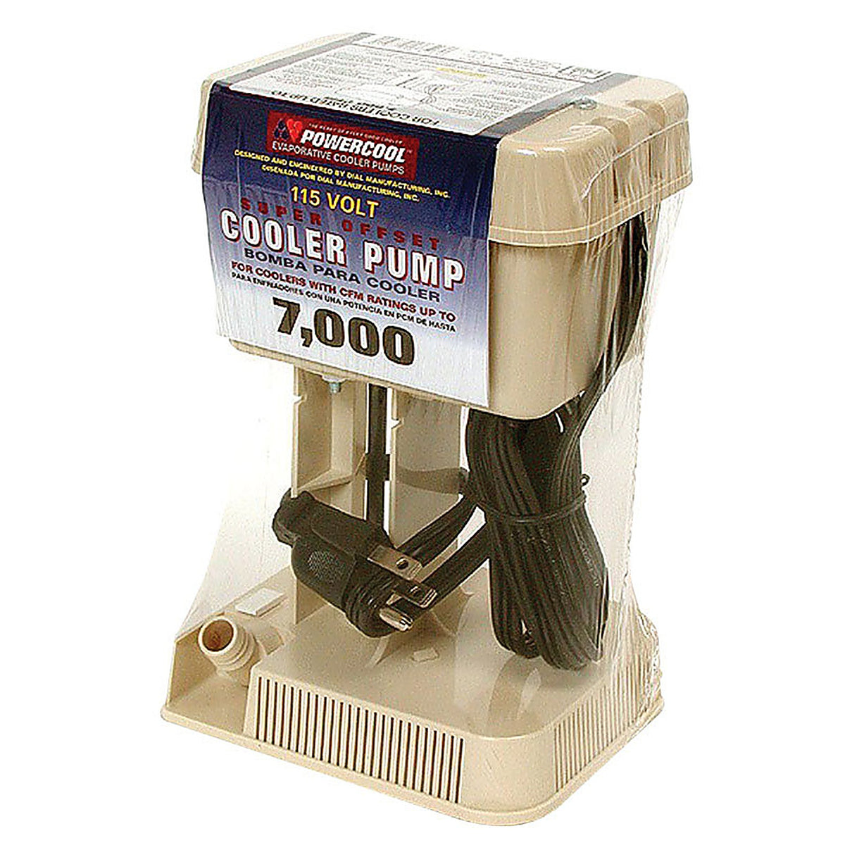 Dial 1075 Plastic Tan Evaporative Cooler Pump
