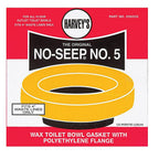 Harvey's 6005 Toilet Bowl Gasket with Wax & Flange Polyethylene