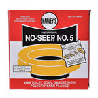 Harvey's 6005 Toilet Bowl Gasket with Wax & Flange Polyethylene
