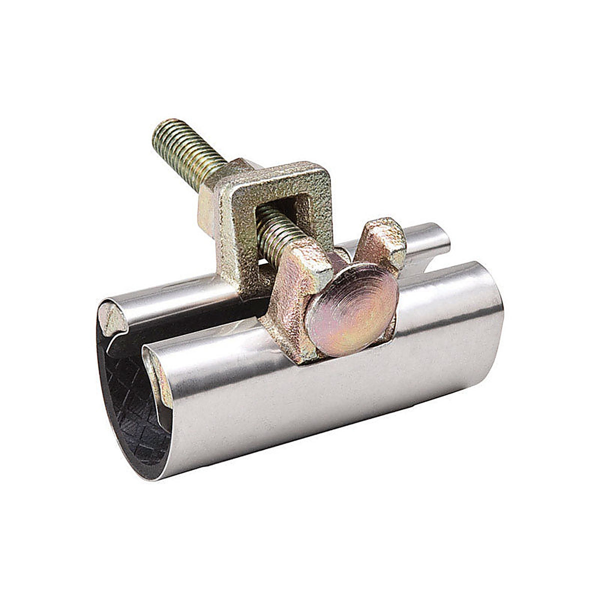 Mueller 160-604 3/4 in. Galvanized 430 Stainless Steel Pipe Repair Clamp