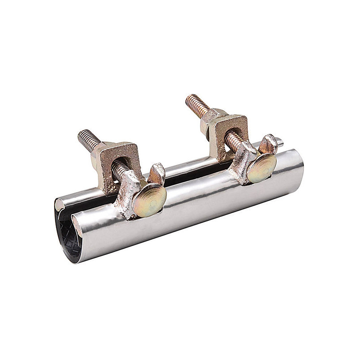 Mueller 160-705 1 in. Galvanized 430 Stainless Steel Pipe Repair Clamp