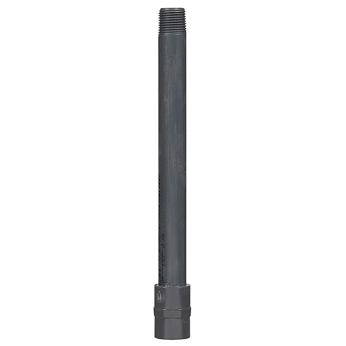 Mueller 413-080 Schedule 80 1/2 in. MPT x 1/2 in. Dia. FPT PVC 8 in. Coupler Nipple