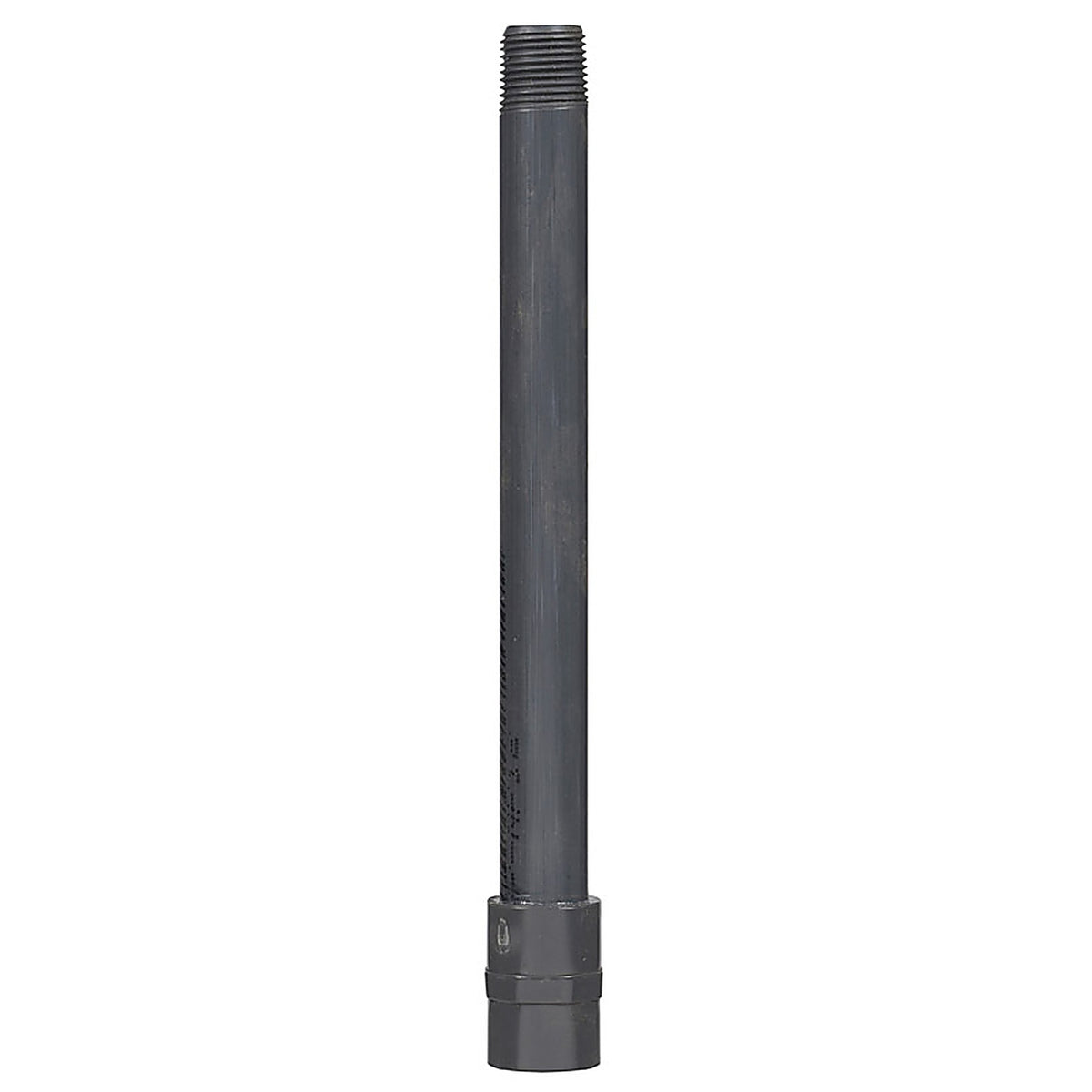 Mueller 413-100 Schedule 80 1/2 in. MPT x 1/2 in. Dia. FPT PVC 10 in. Coupler Nipple