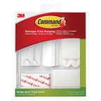 3M 17213-ES White Foam 5 lb. 38/Pack Picture Hanging Kit