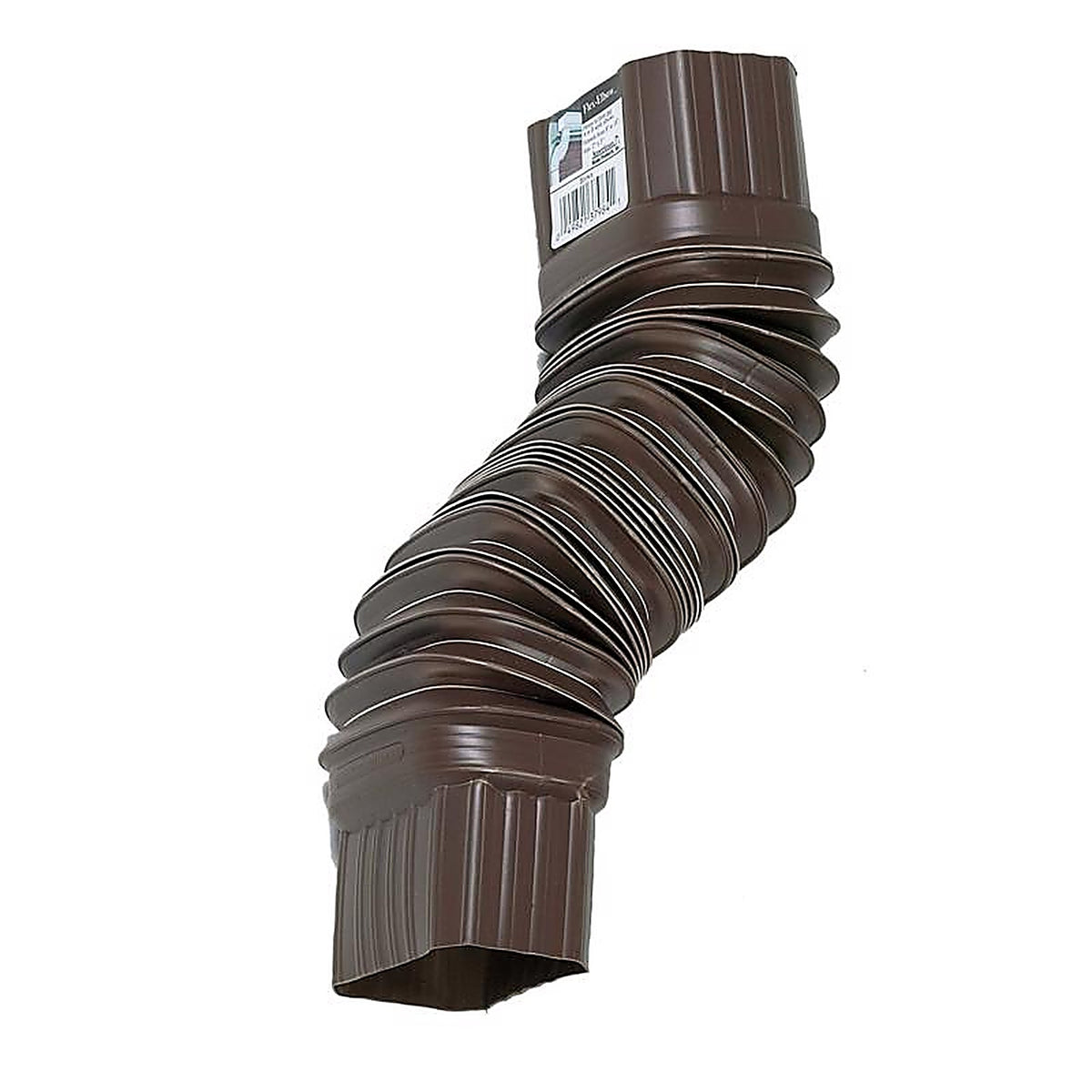 Amerimax 3708419 2 in. H x 3 in. W x 7.5 in. L Brown Vinyl Gutter Elbow