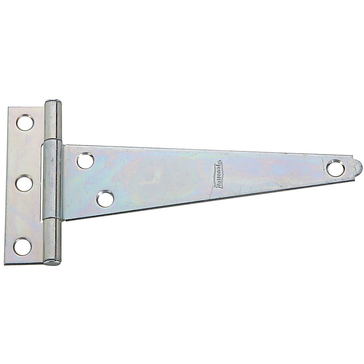 National Hardware N128-702 1/16 in. W x 6 in. L Zinc Plated Silver Steel Light Duty T Hinge 2/Pack