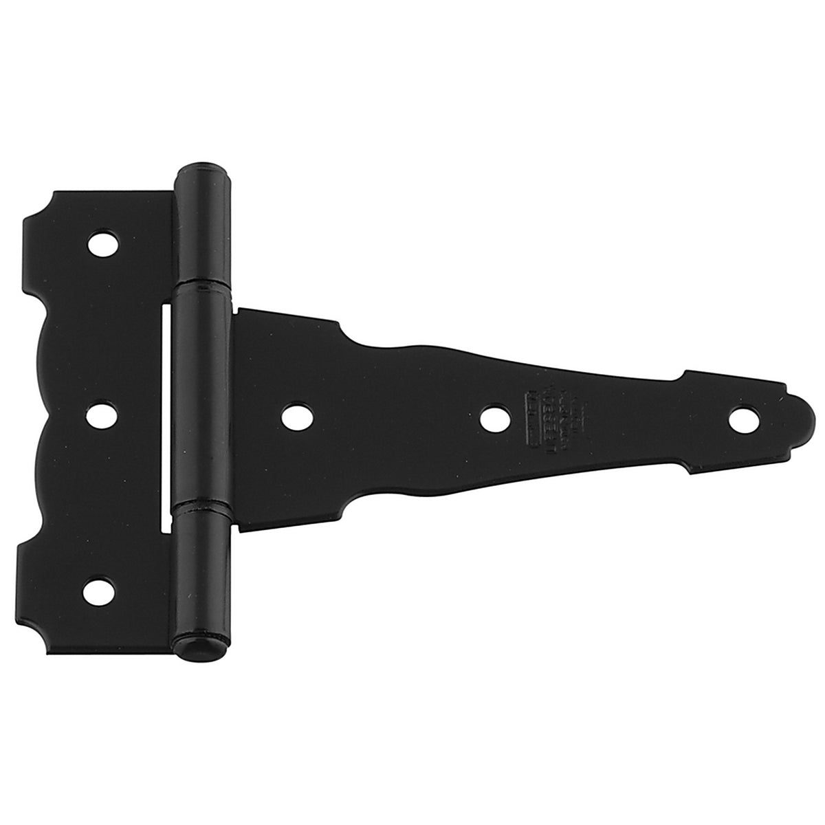 National Hardware N109-041 1/16 in. W x 4 in. L Black Steel Ornamental T Hinge 1/Pack
