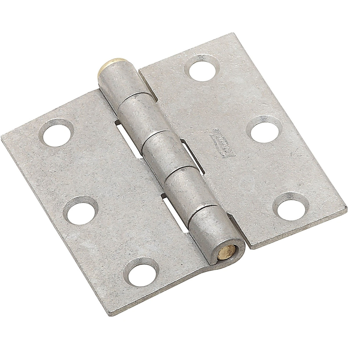 National Hardware N208-827 2-1/2 in. W x 2-1/2 in. L Galvanized Silver Steel Broad Hinge 2/Pack