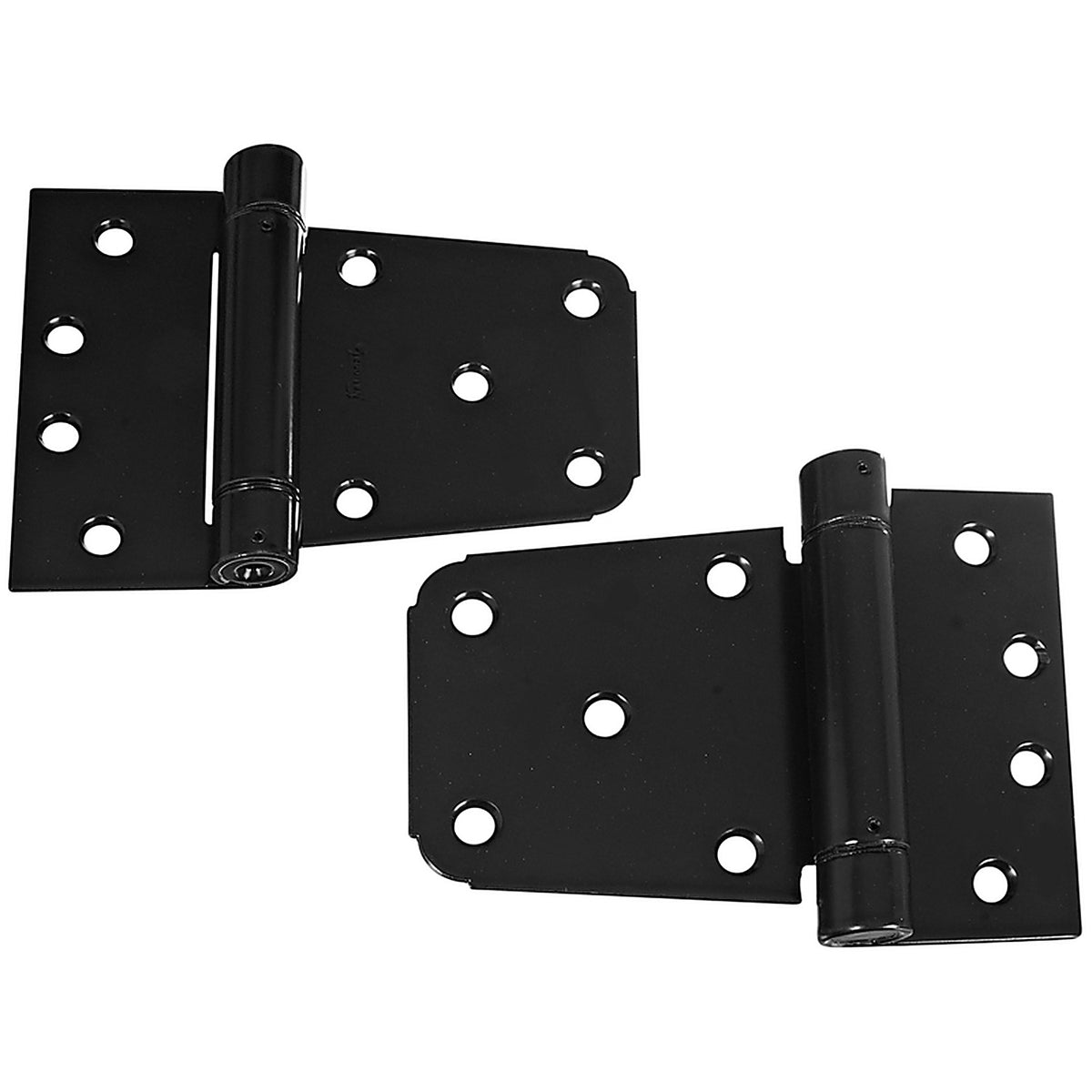 National Hardware N342-592 3.5 in. L Black Steel Extra Heavy Auto-Close Gate Hinge Set 1/Pack
