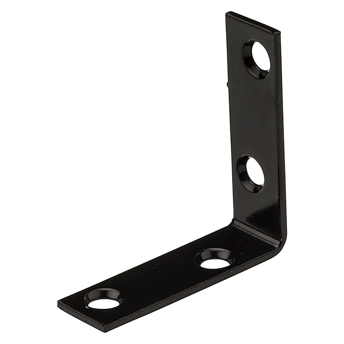 National Hardware N266-481 2 in. H x 0.625 in. W x 0.08 in. D Black Steel Inside Corner Brace