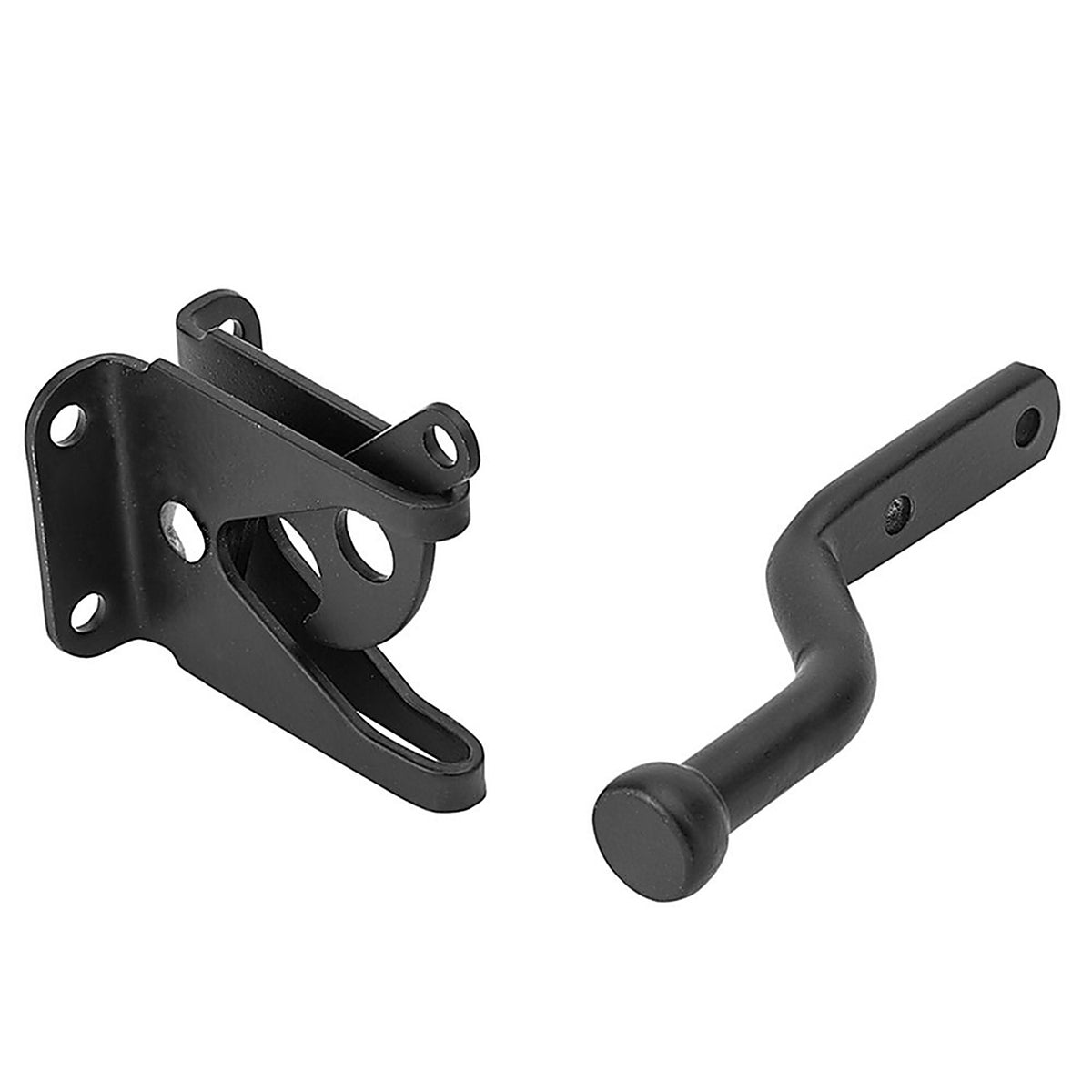 National Hardware N109-020 2.5 in. H x 1 in. W x 4 in. L Matte Black Stainless Steel Left or Right Handed