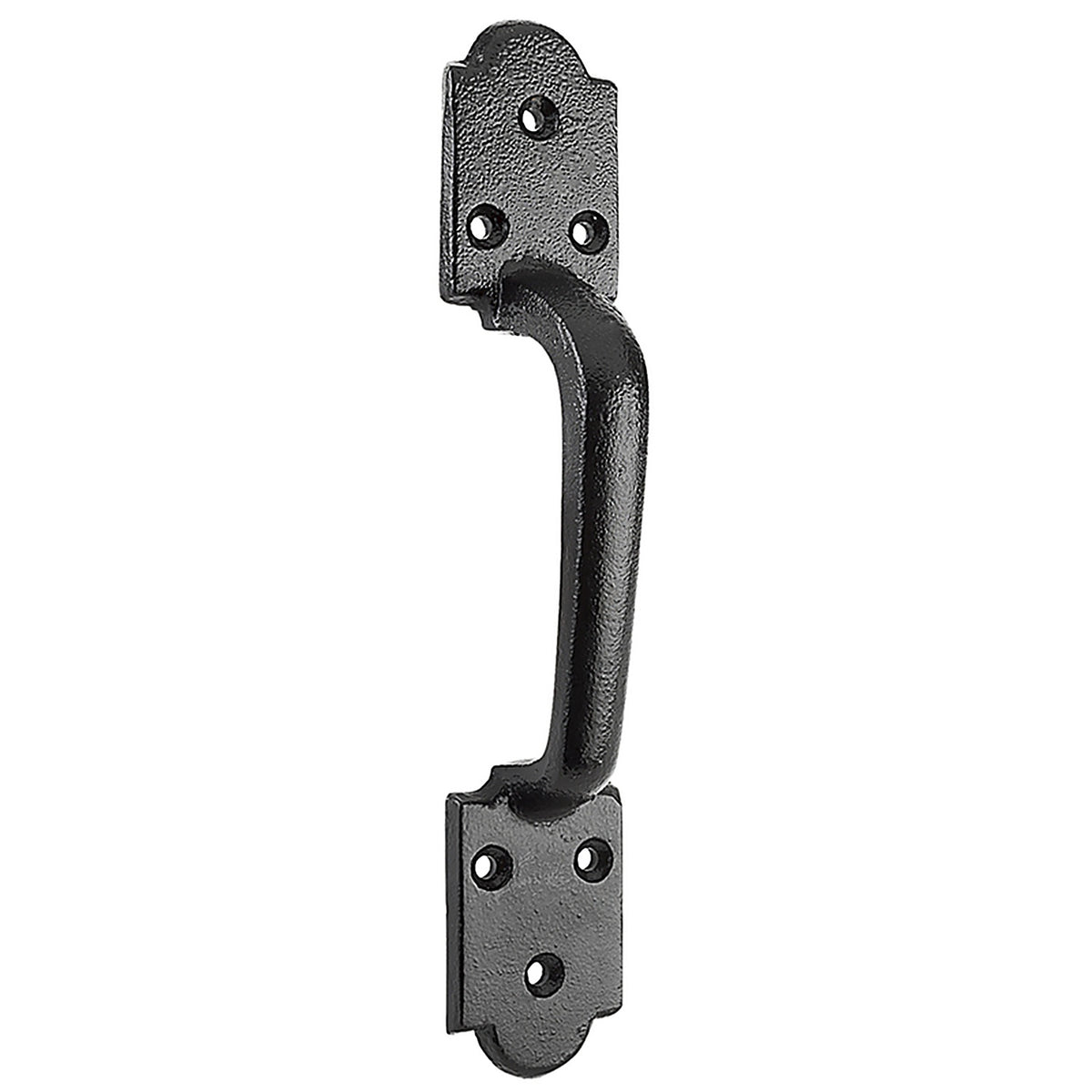 National Hardware N100-055 8-1/2 in. L Black Steel Ornamental Gate Pull