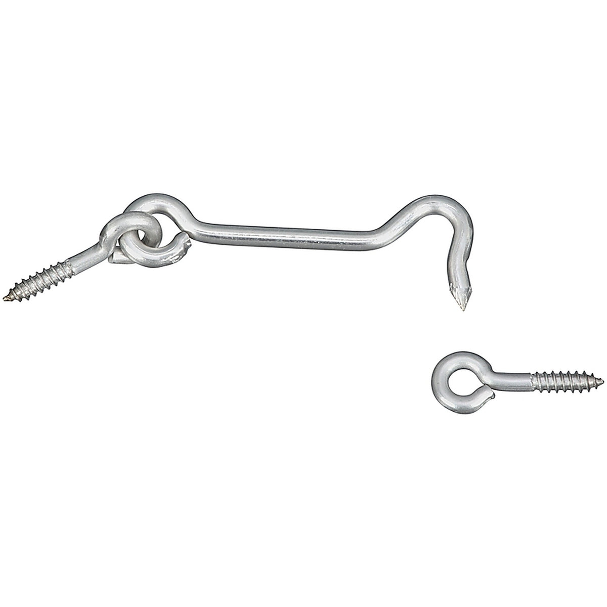 National Hardware N348-409 3 in. L Silver Stainless Steel Hook and Eye Closure 2/Pack